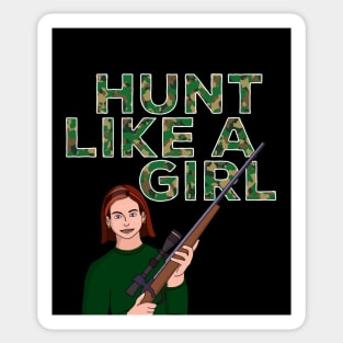 Hunt Like a Girl Sticker